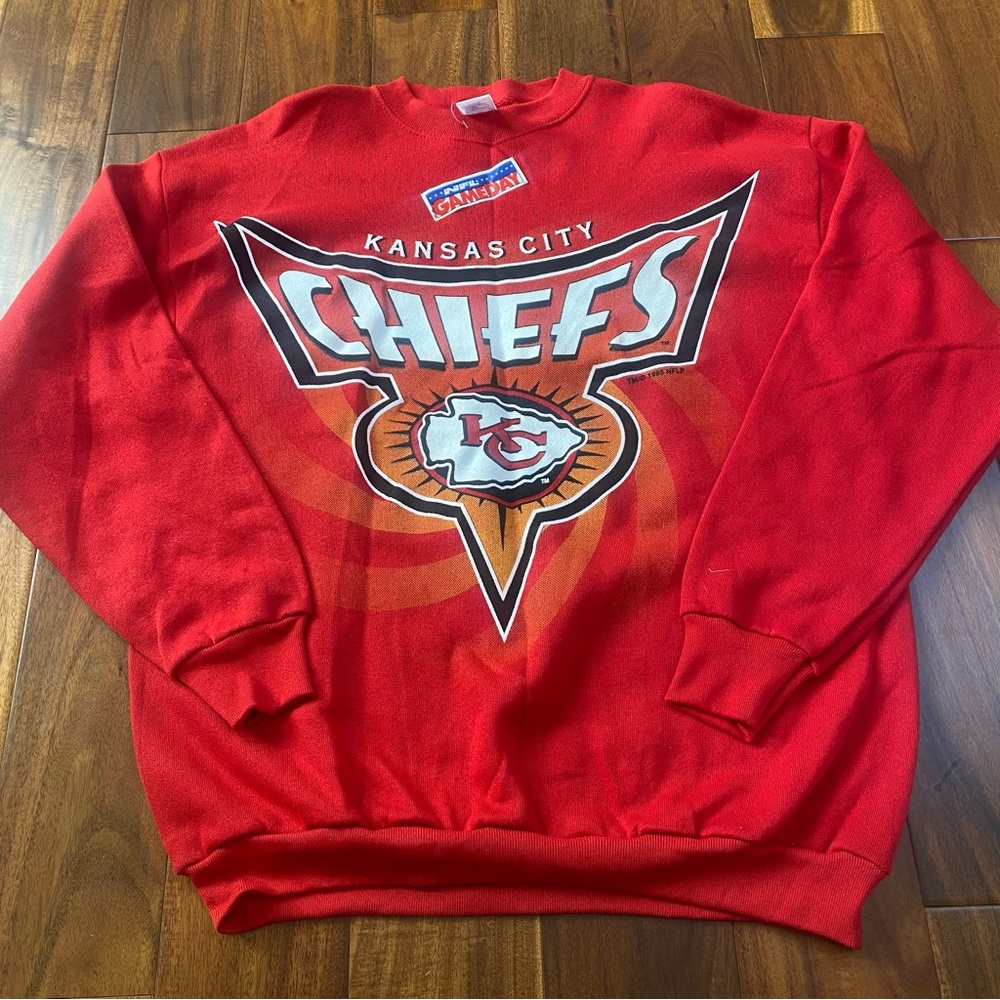 Vintage Kansas City Chiefs Football NFL Gameday Unisex Sweatshirt Size Large NEW